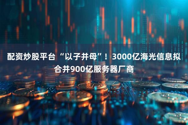 配資炒股平臺 “以子并母”！3000億海光信息擬合并900億服務器廠商